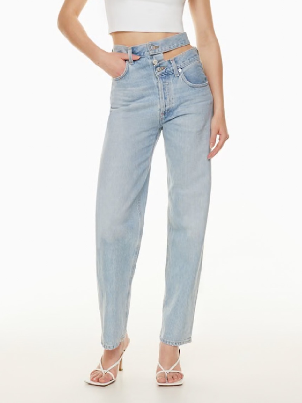 Agolde Broken Waistband Jeans